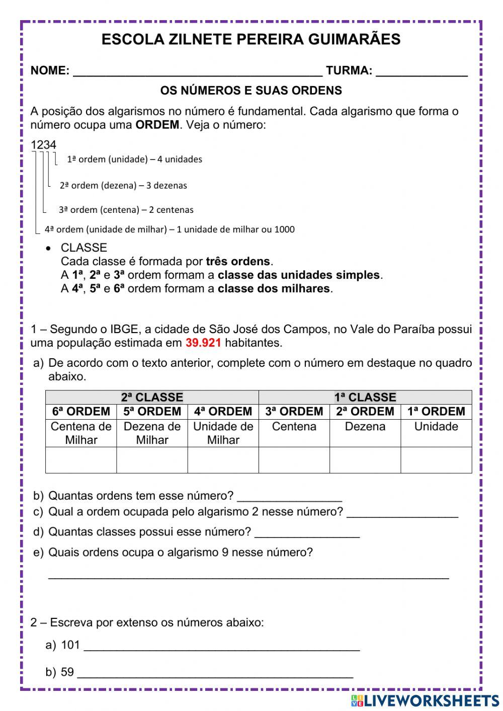 Sistema de numeração decimal