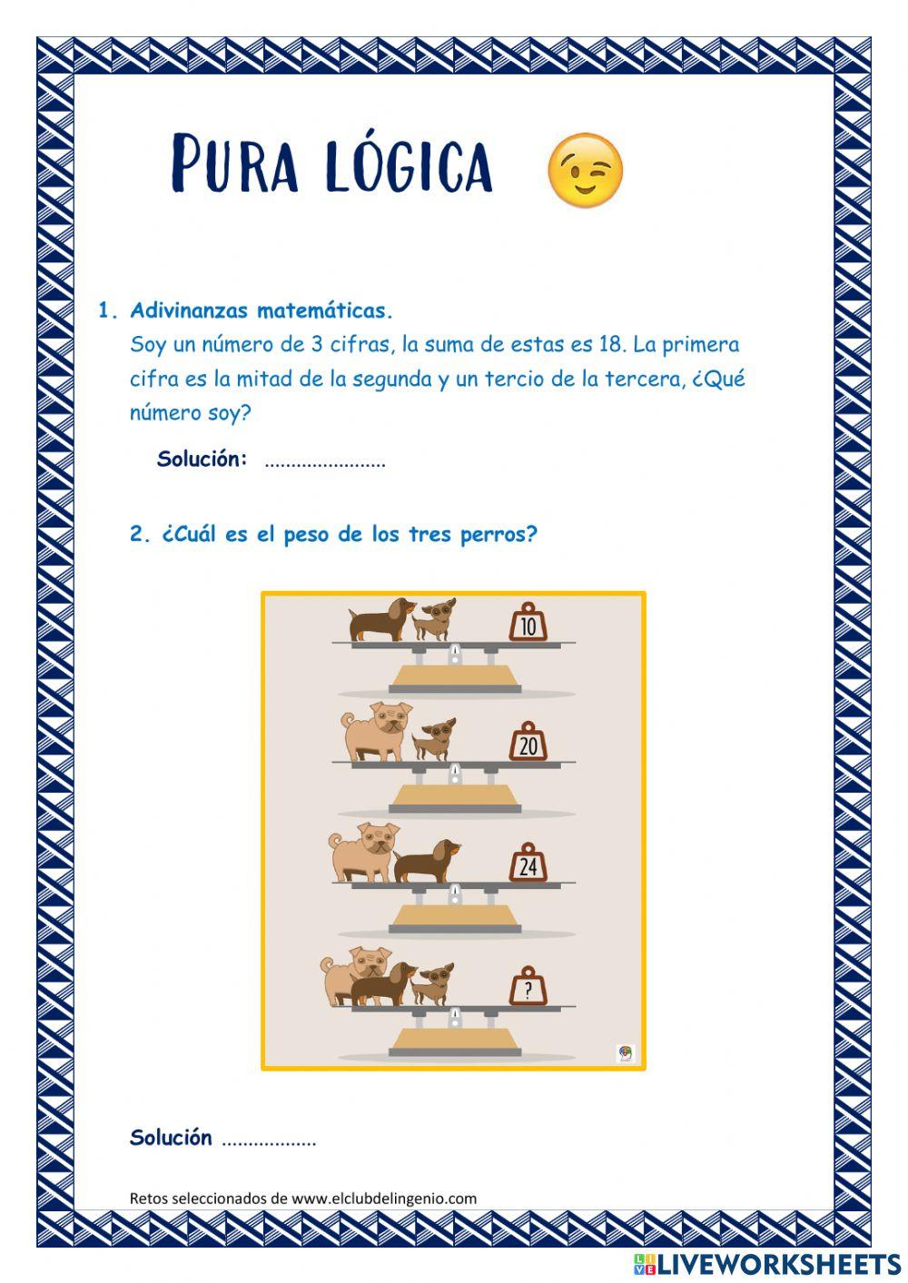 Retos matemáticos Retos matemáticos