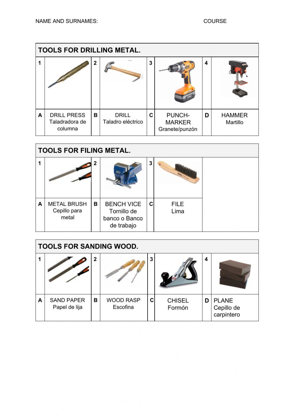 Tools. Workshop version 2