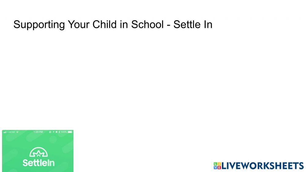 Supporting Your Child in School