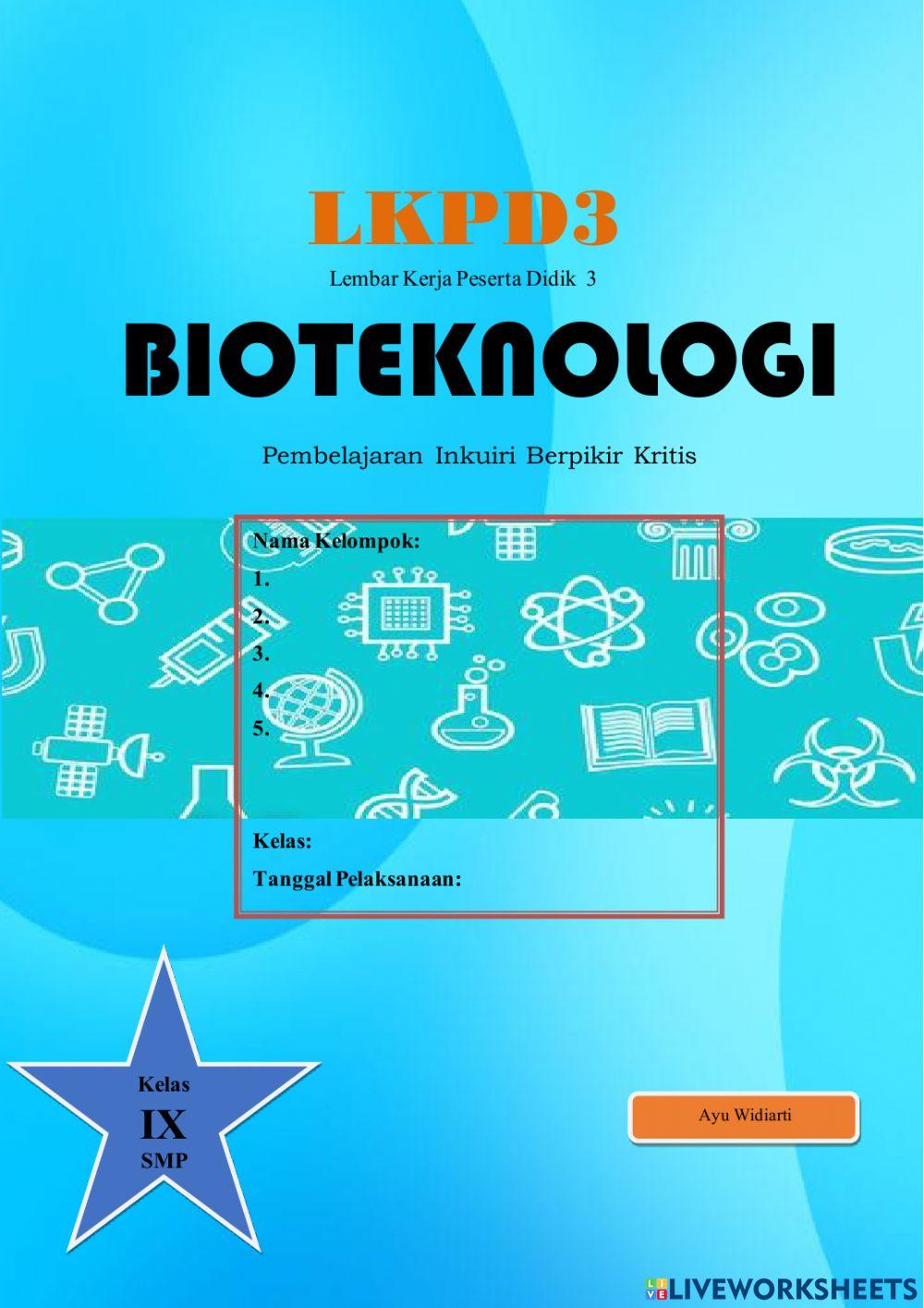 Bioteknologi Berbasis STEM