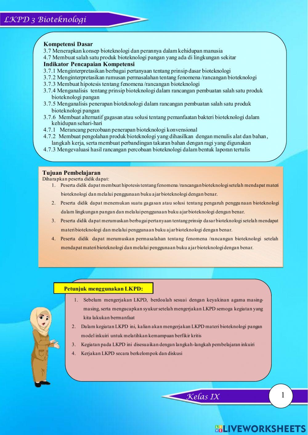 Bioteknologi Berbasis STEM