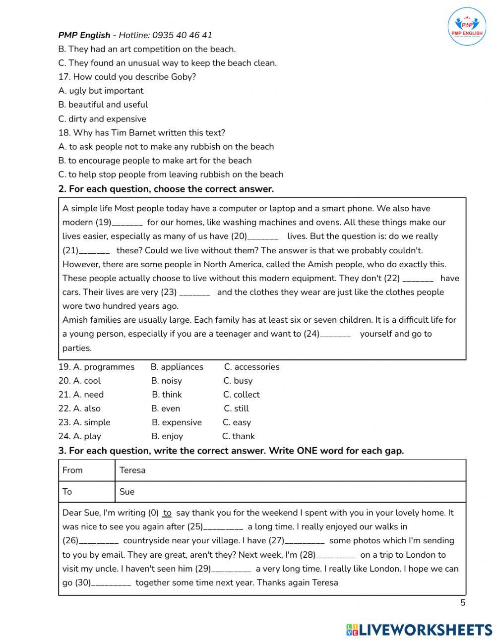 Prepare  - Review 01