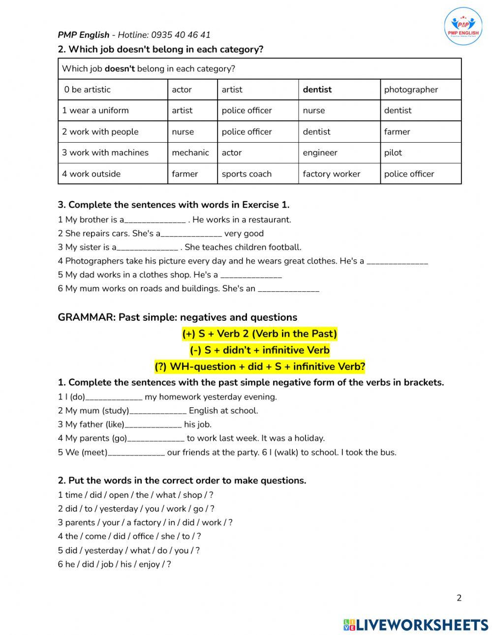 Prepare A2 - Unit 6.1