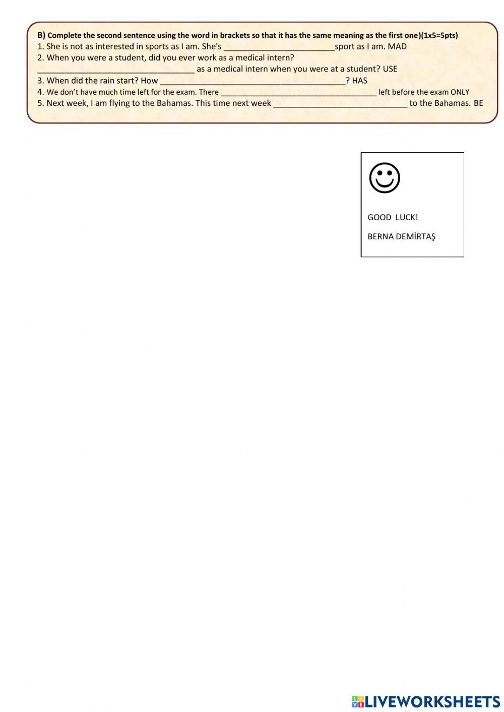 Quiz 17-TED-January-4-revision test 2