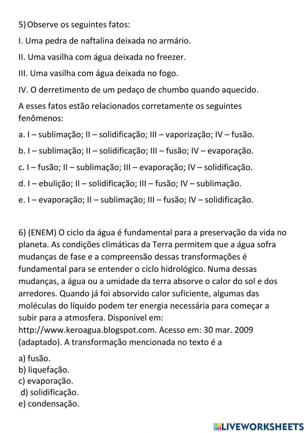 Estados de agregação da matéria