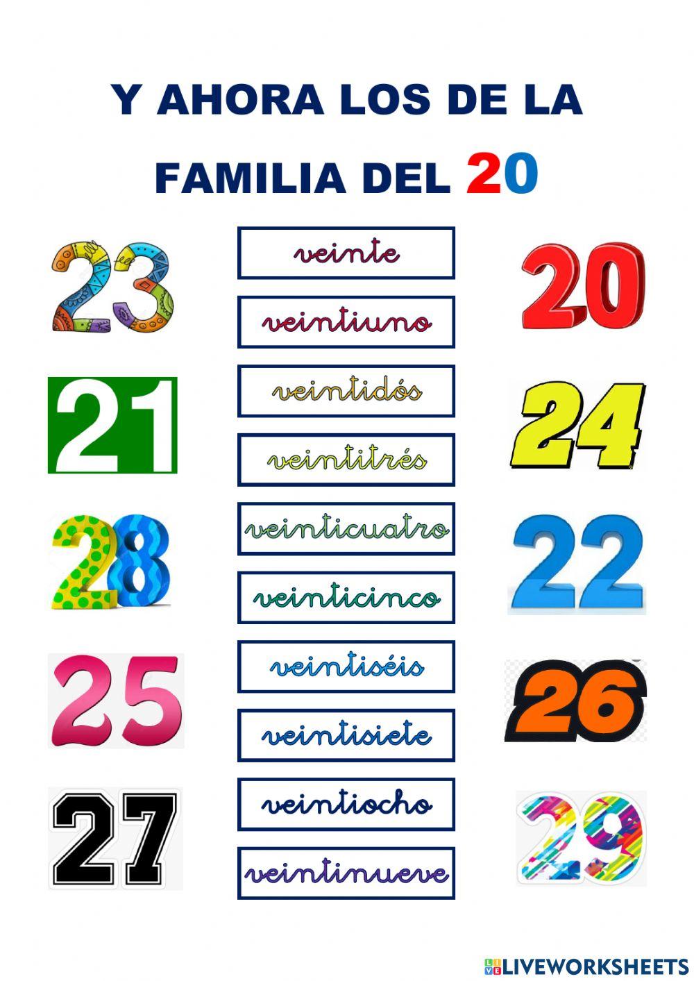 MATE 1º Números hasta el 29 III