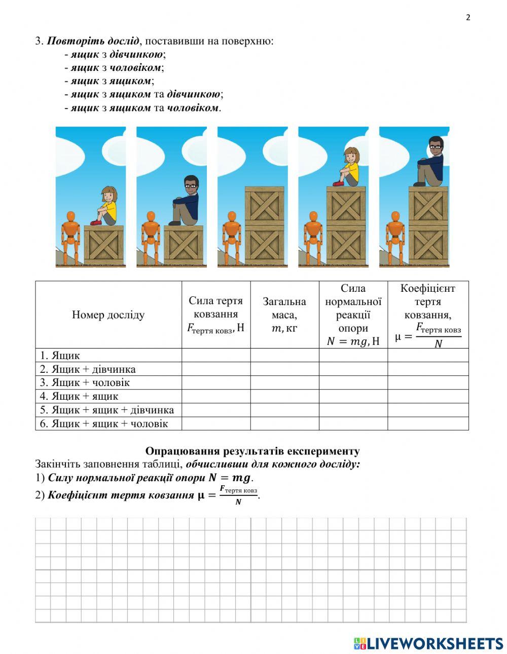 Лабораторна робота 9 -Визначення коефіцієнта тертя ковзання-.