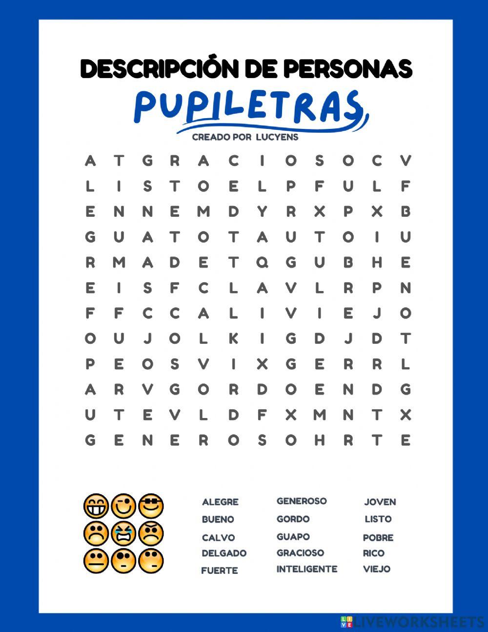 Descripción de personas