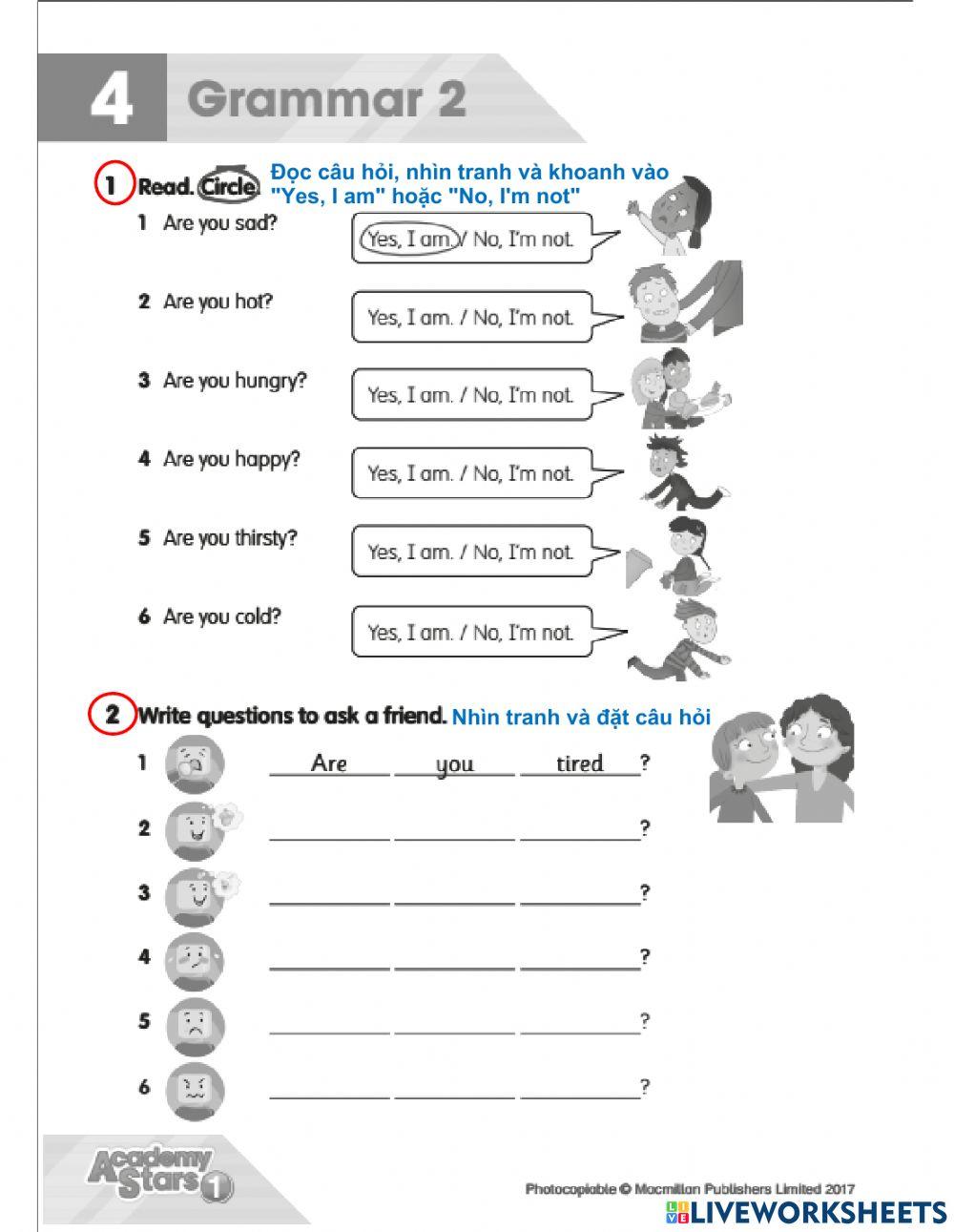 Unit 4: Fantastic feelings - Lesson 4