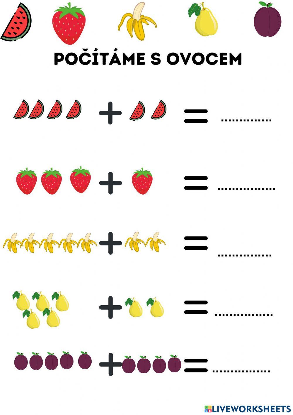 Počítáme s ovocem