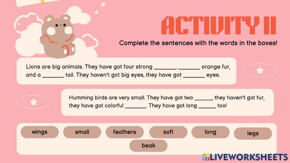 LKPD Descriptive Text - Animal