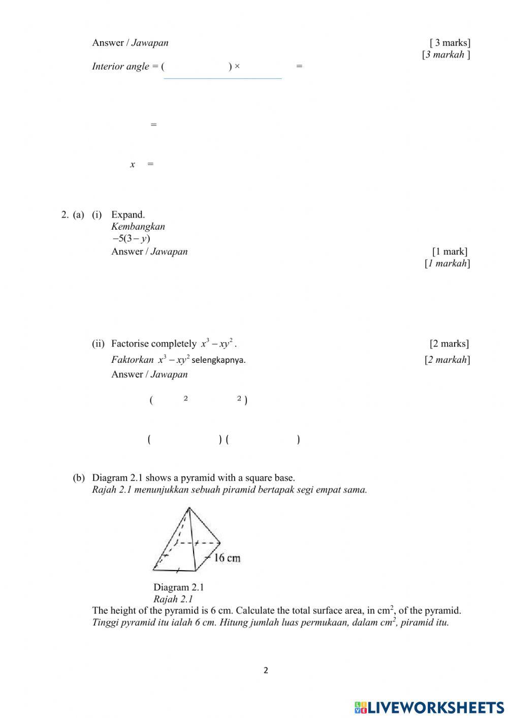 Revision 1 F2 (section B and C)22 Revision 1 F2 (section B and C)22