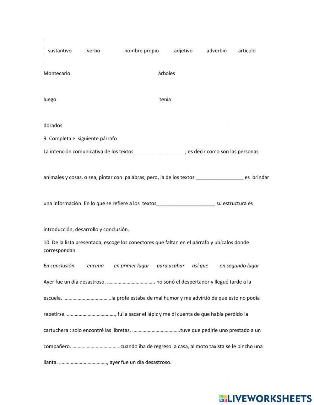 Prueba diagnostica inicial graro 5 elemental
