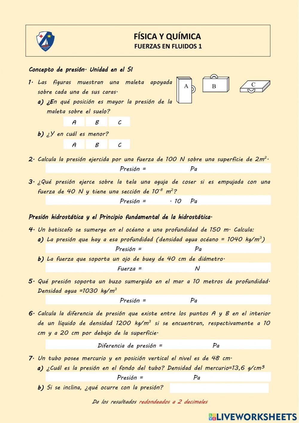 Fuerzas en fluídos 1