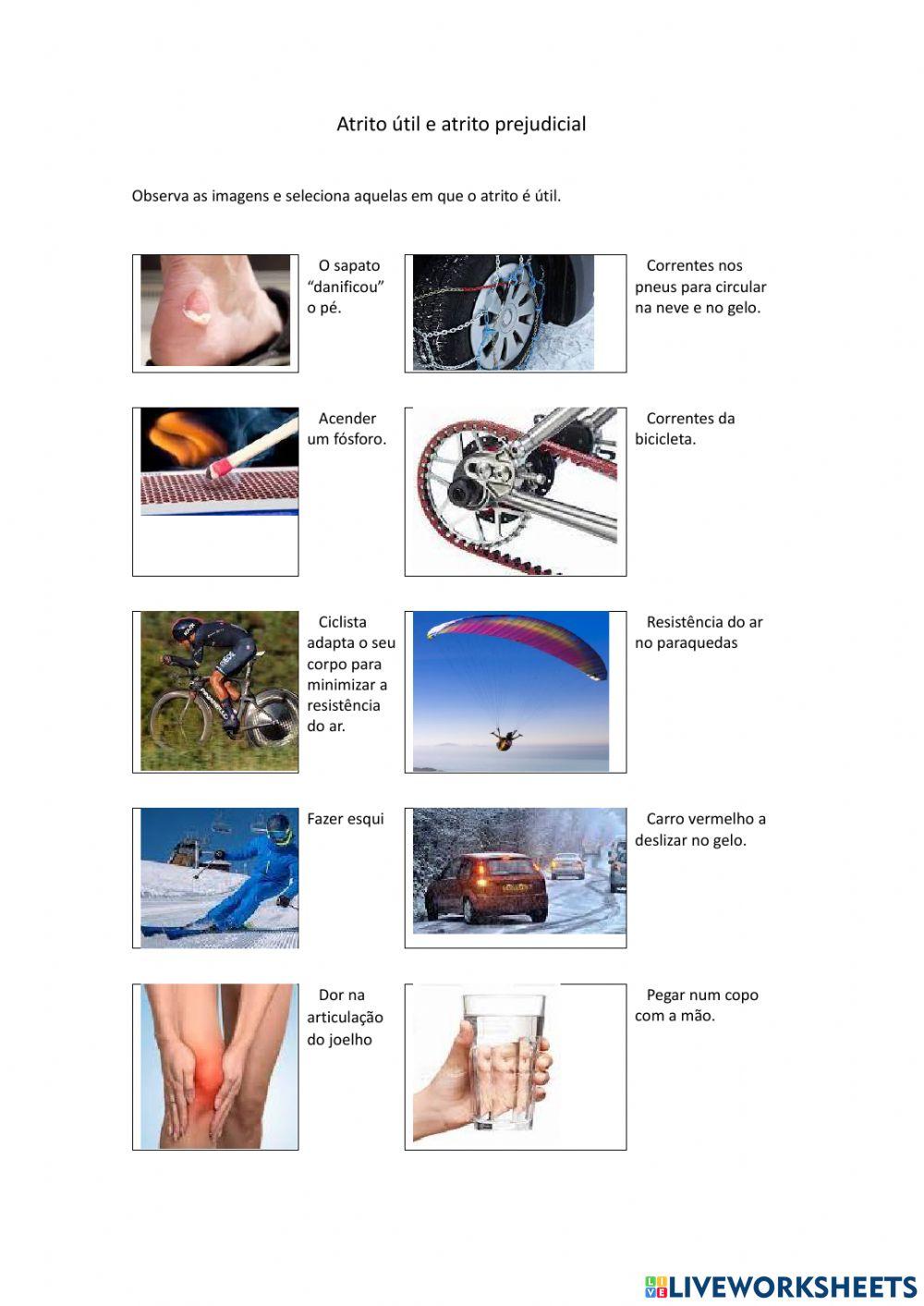 Atrito útil e atrito prejudicial