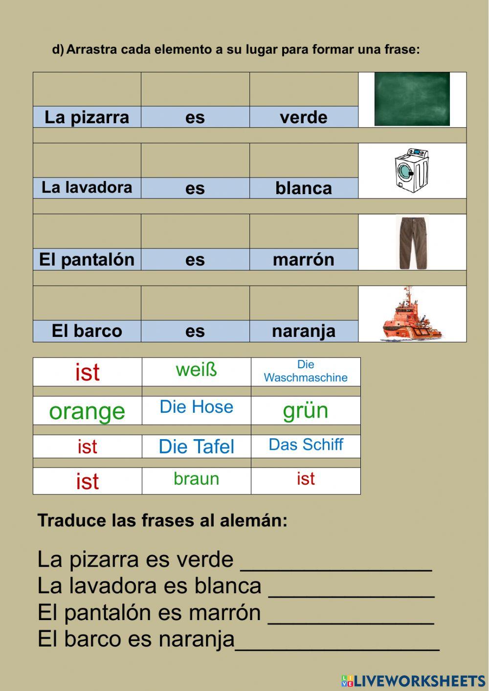 Wortschazt II Vocabulario II