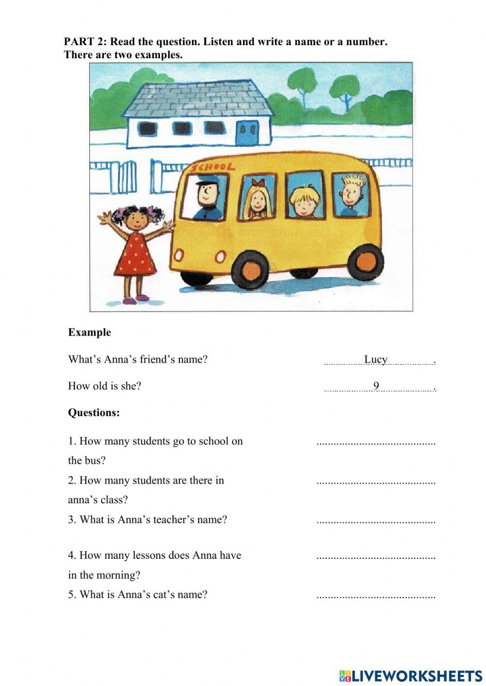 Idict 1 - Unit 9 - Transportation - Listening test