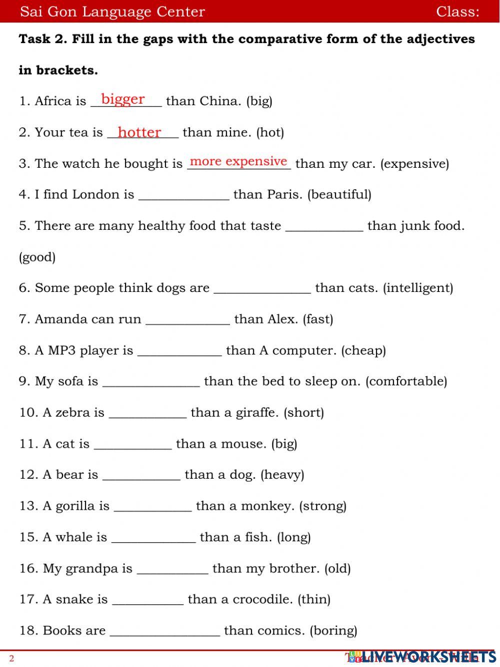 Look at the animals!