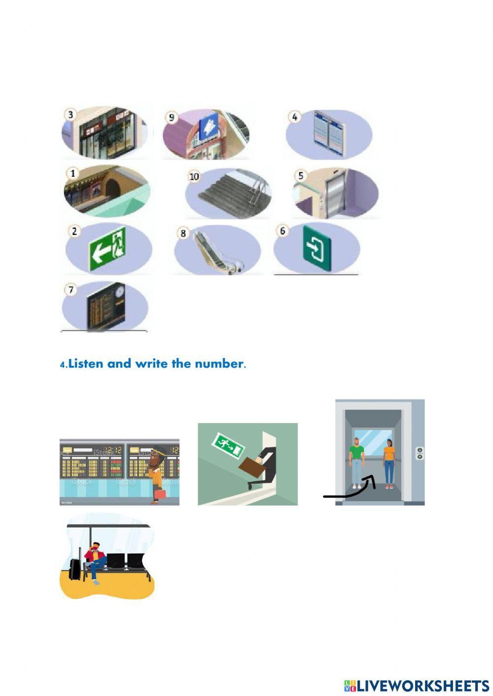 Need to must, In the train station