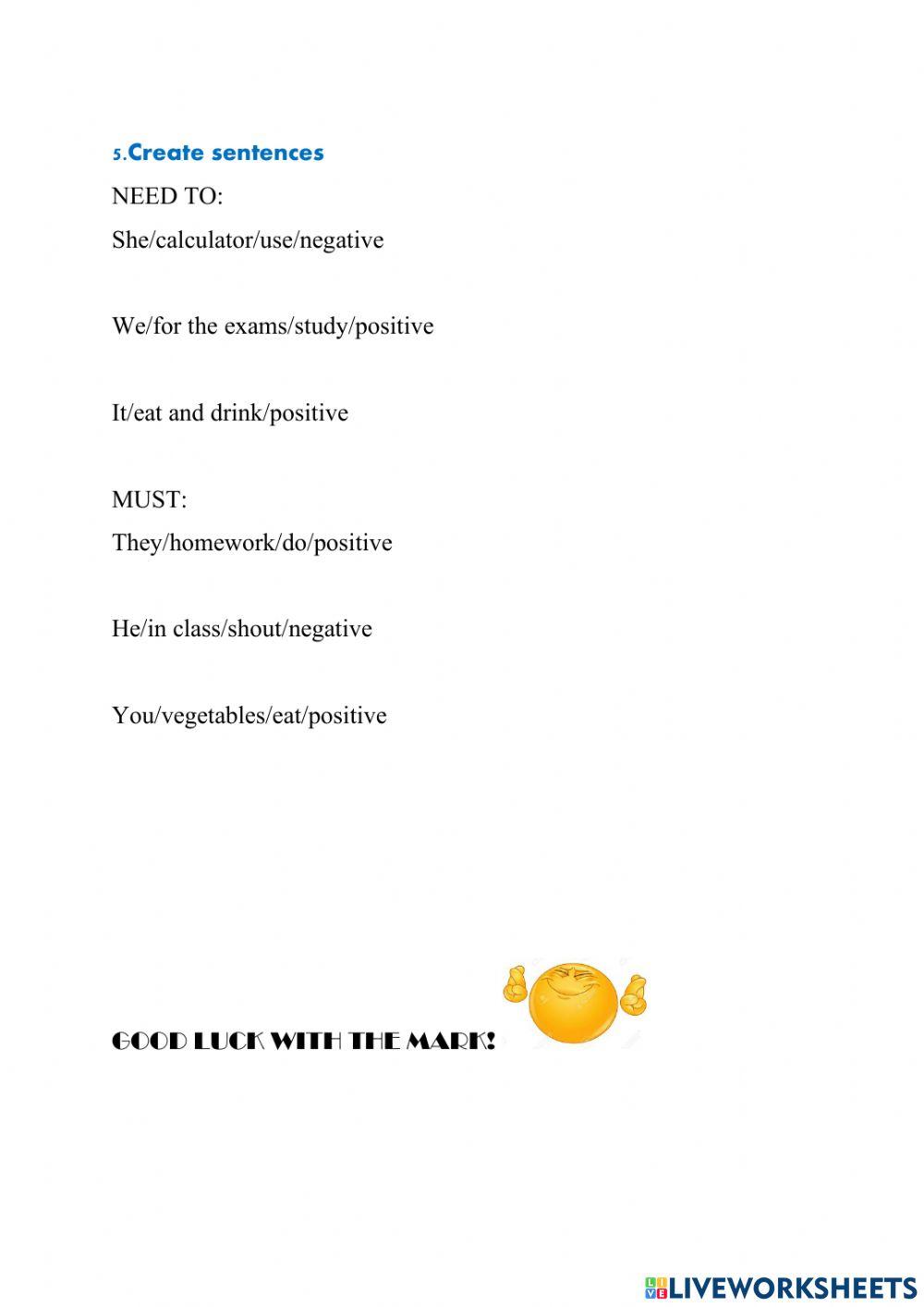 Need to must, In the train station