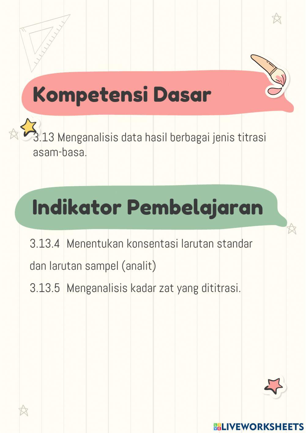 LKPD Titrasi Asam Basa 2