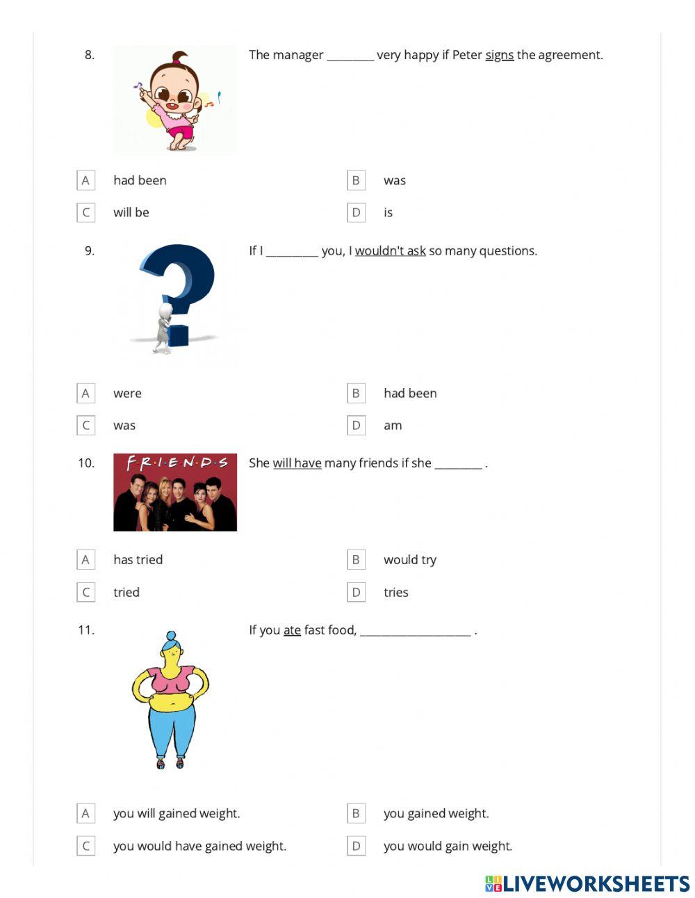 Conditional sentence type 2 and 3