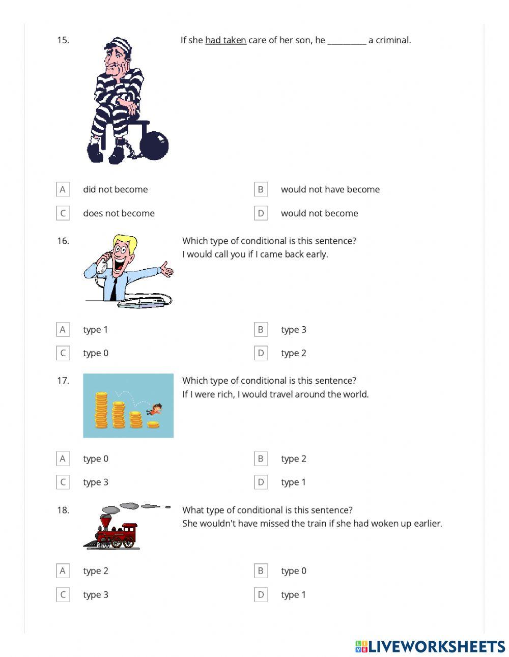Conditional sentence type 2 and 3