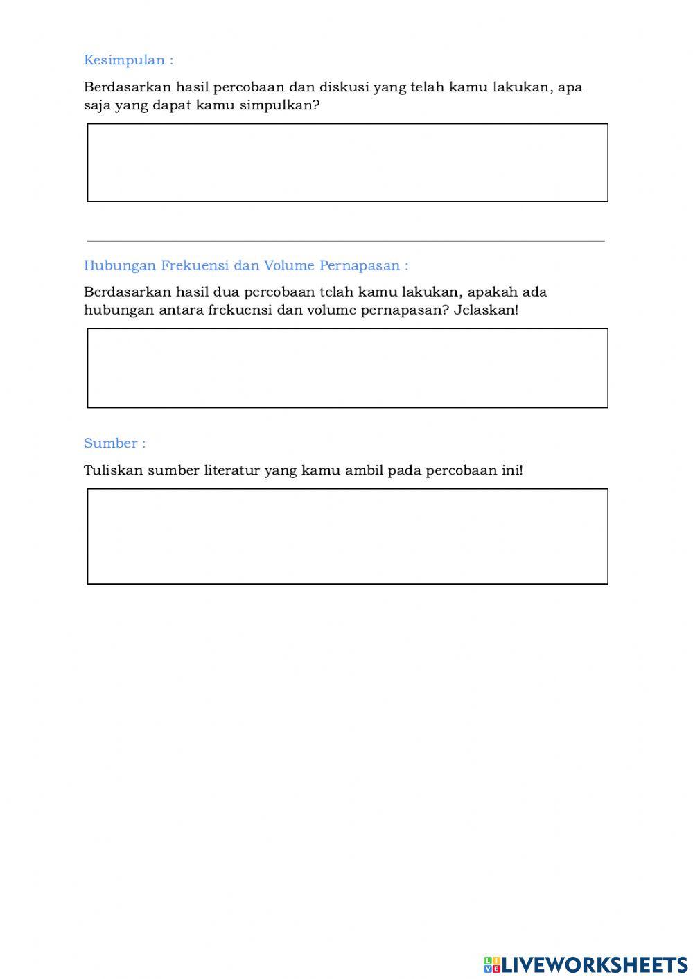 LKPD Sistem Pernapasan