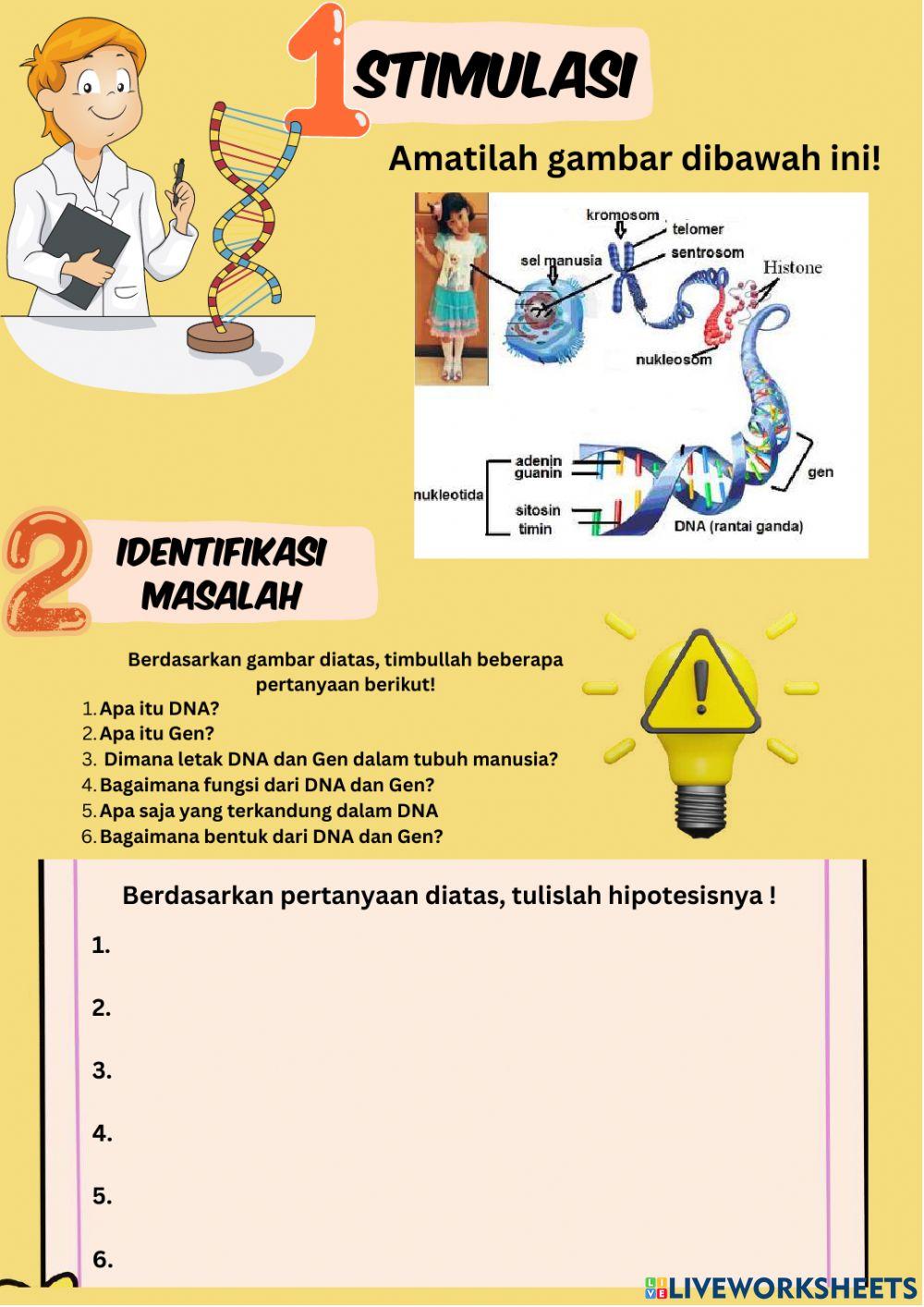 Lkpd struktur dna dan gen berbasis discovery learning
