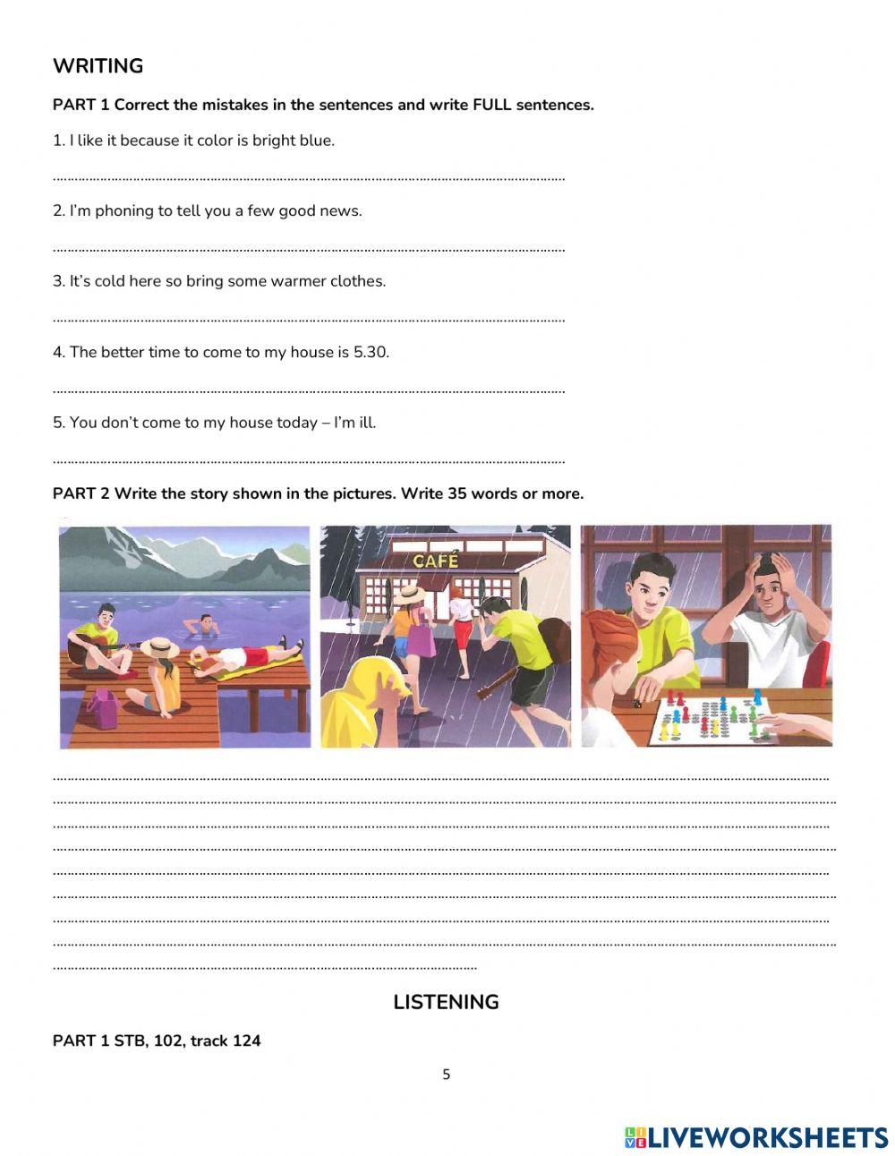 Prepare 2 - Mock test