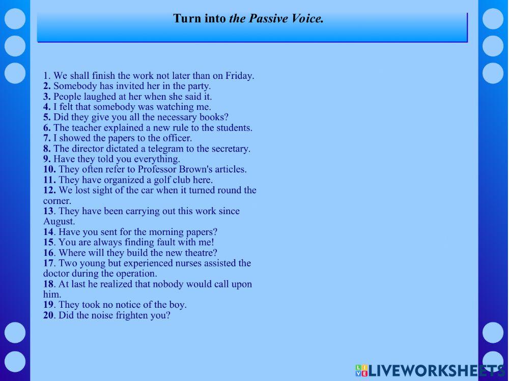 Passive Voice