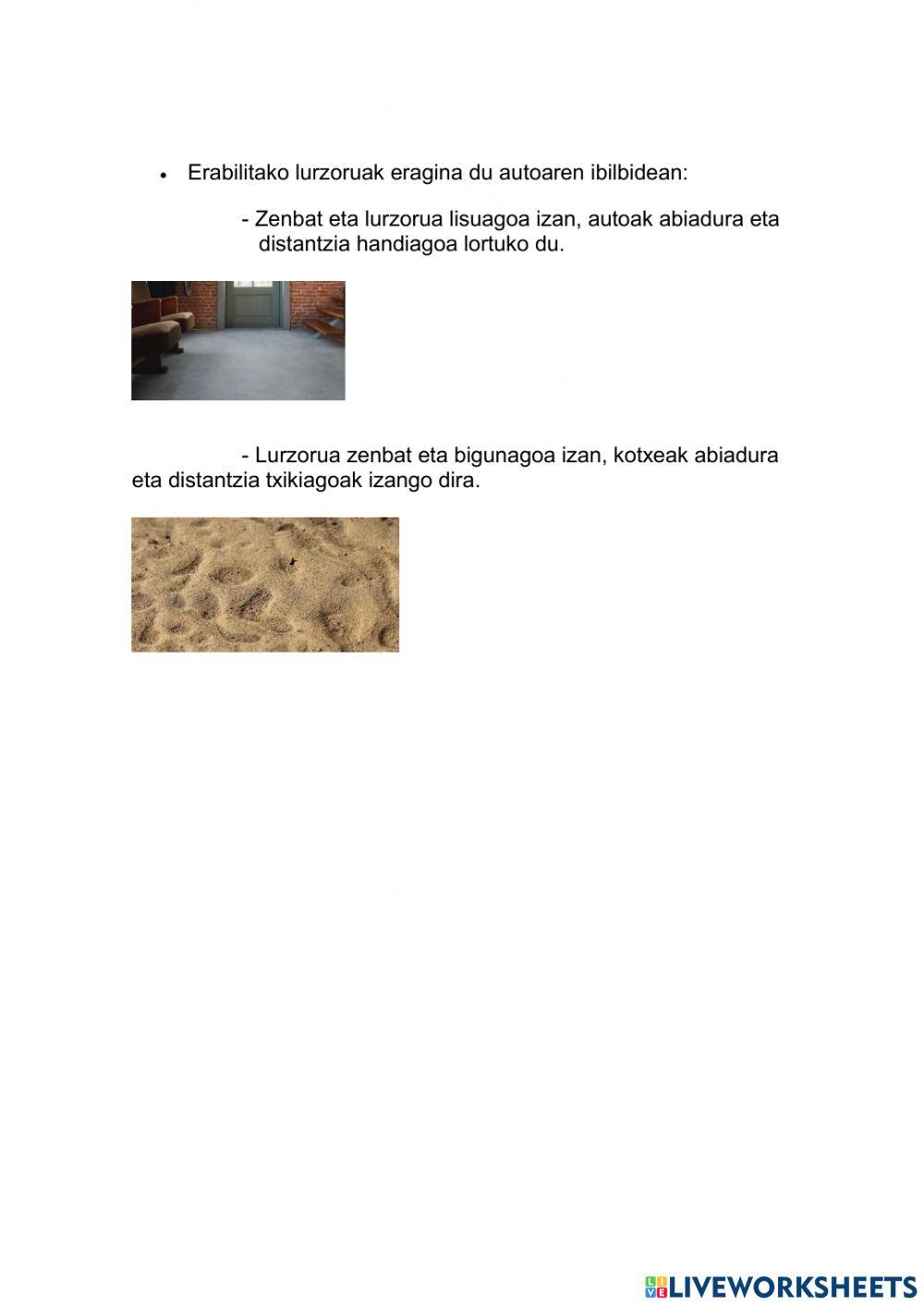 Kotxeraen mugimendua