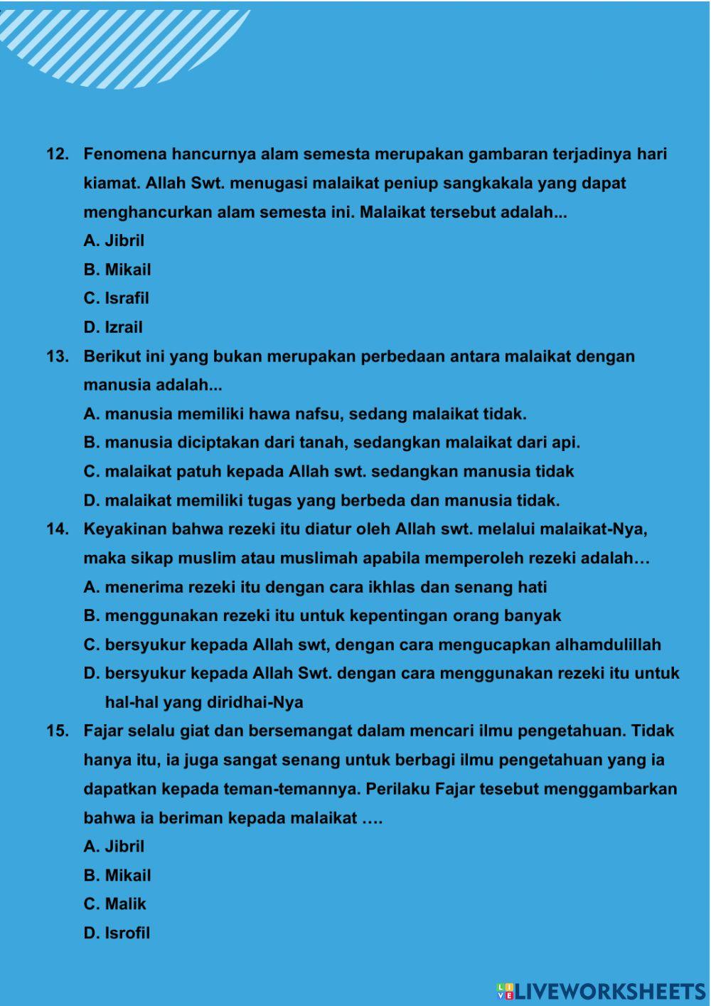 Mawas diri dan introspeksi diri