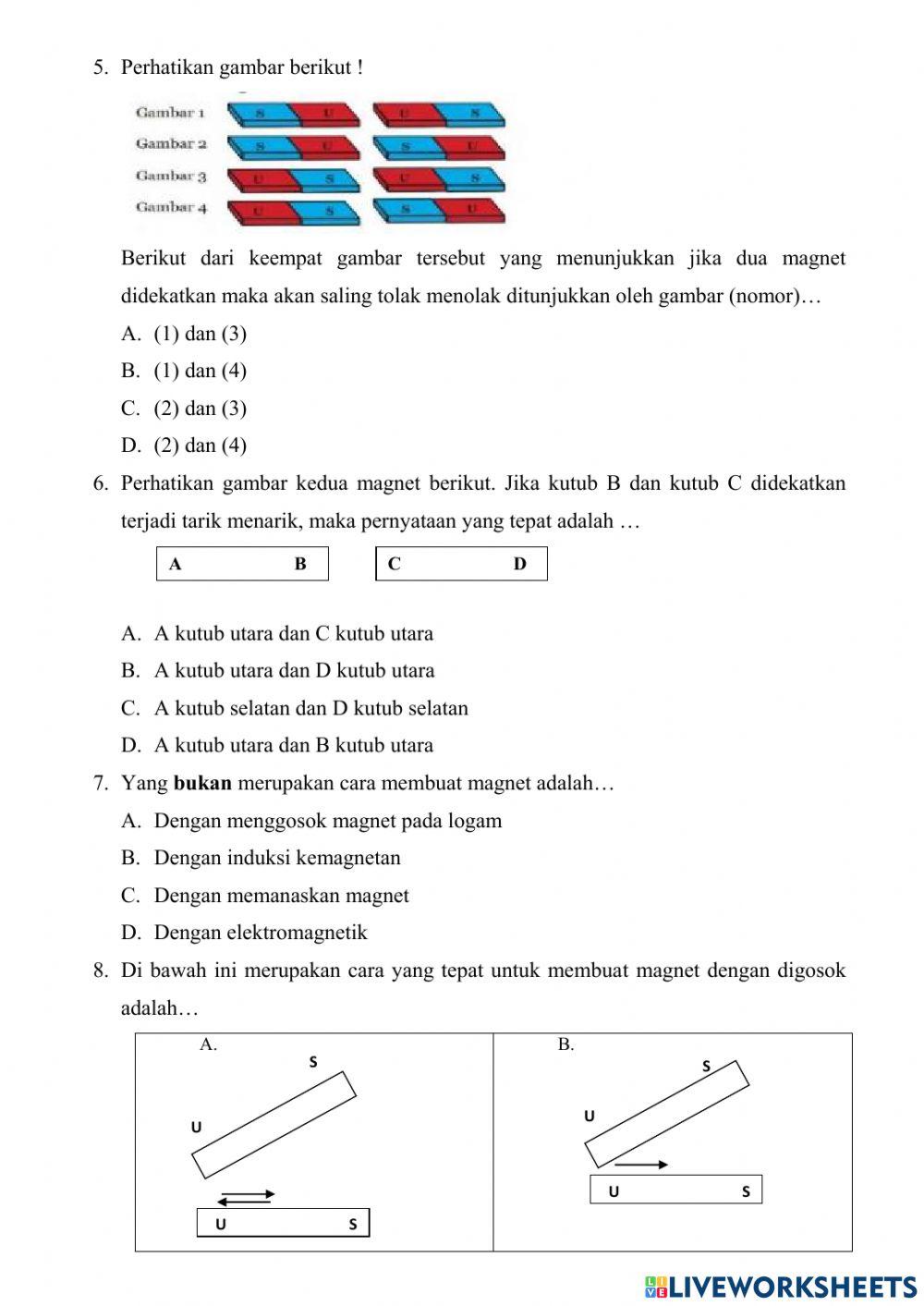 Ulangan harian bab kemagnetan new