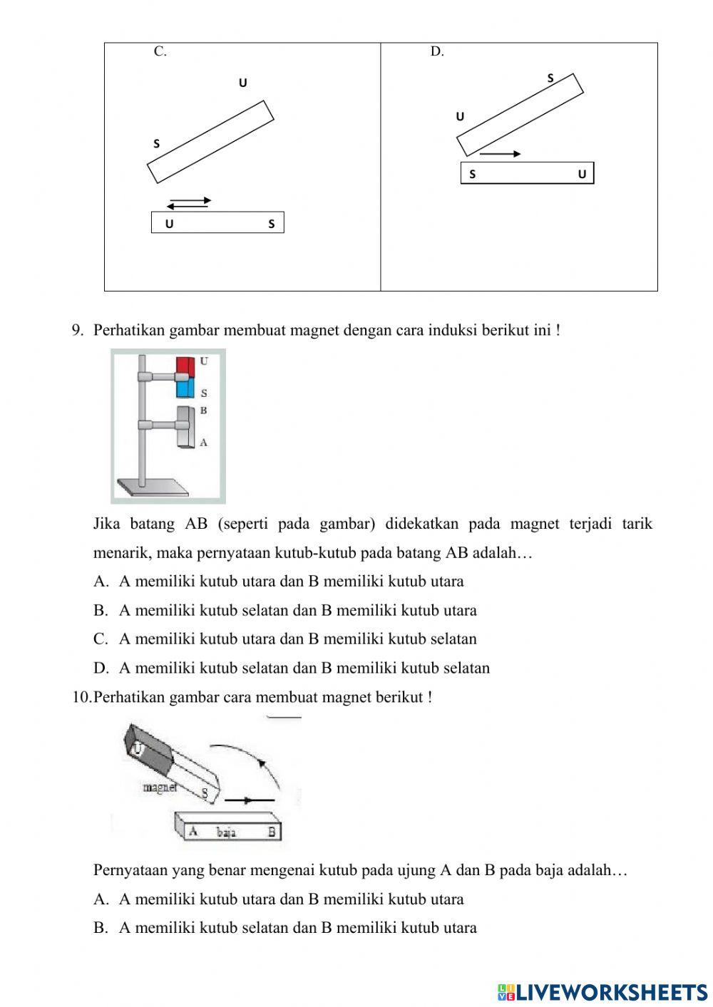 Ulangan harian bab kemagnetan new