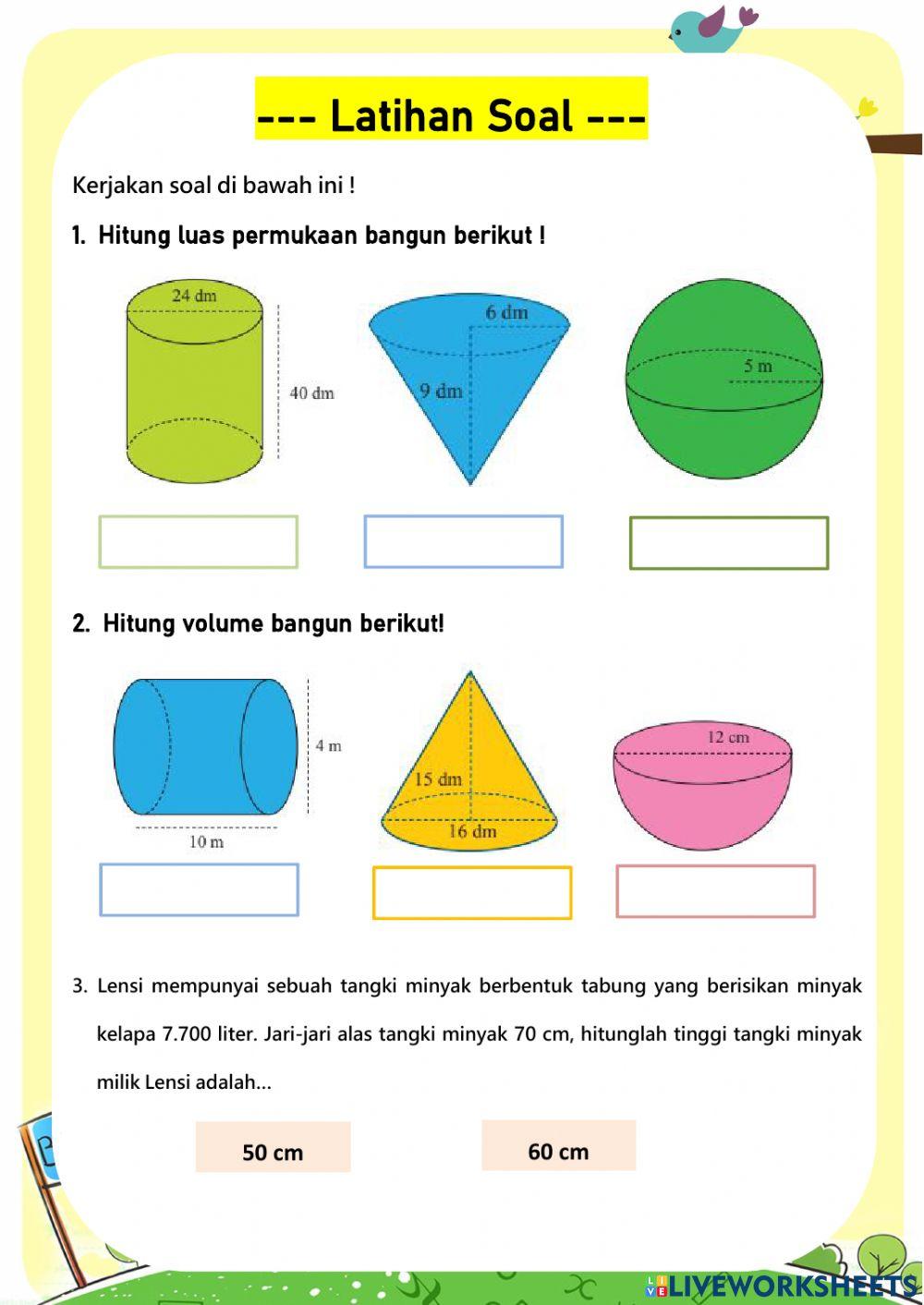 Bangun Ruang Sisi Lengkung