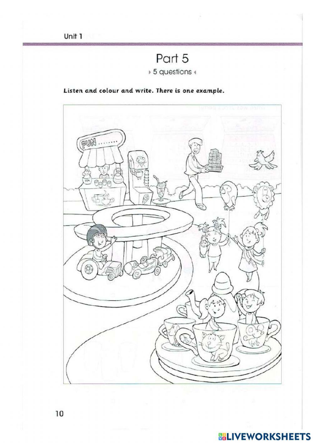 Practice Movers - Listening - Test 1