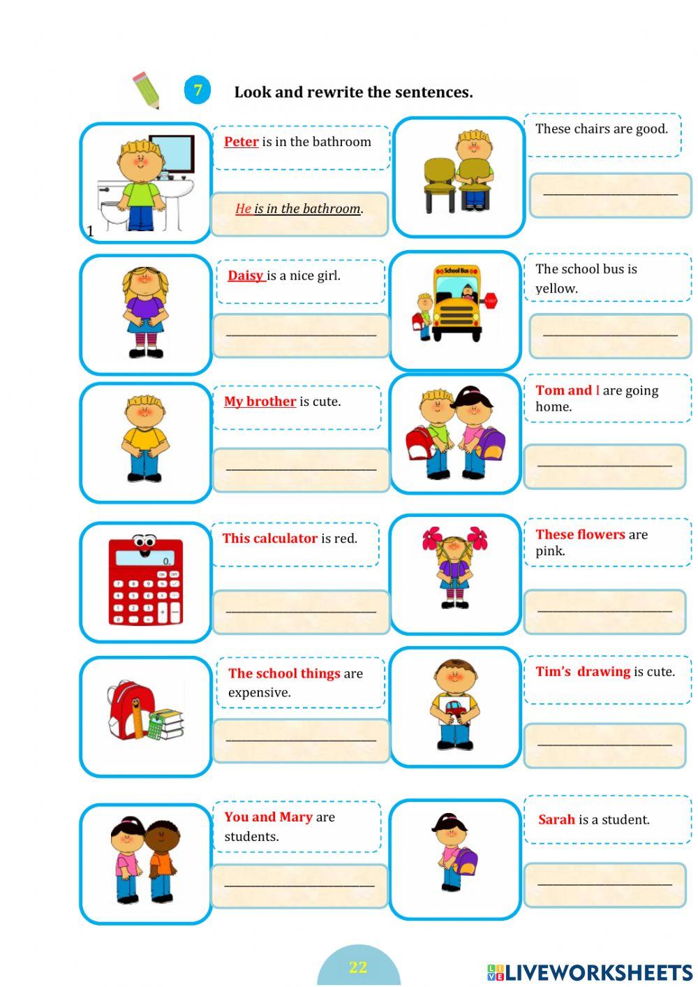 Unit 3 Personal pronouns (Đại từ nhân xưng)