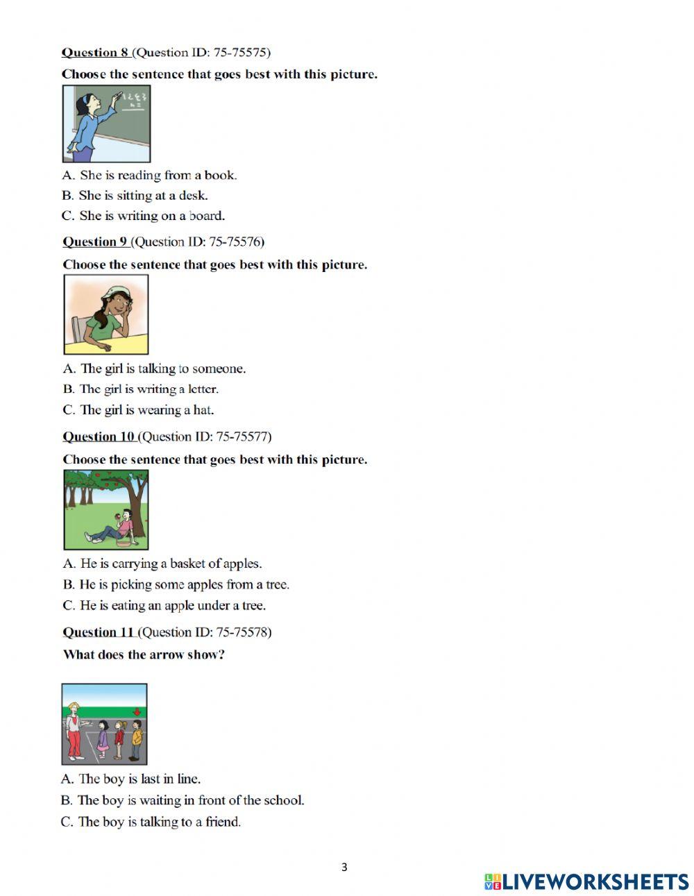 Toefl primary - Reading - 2278