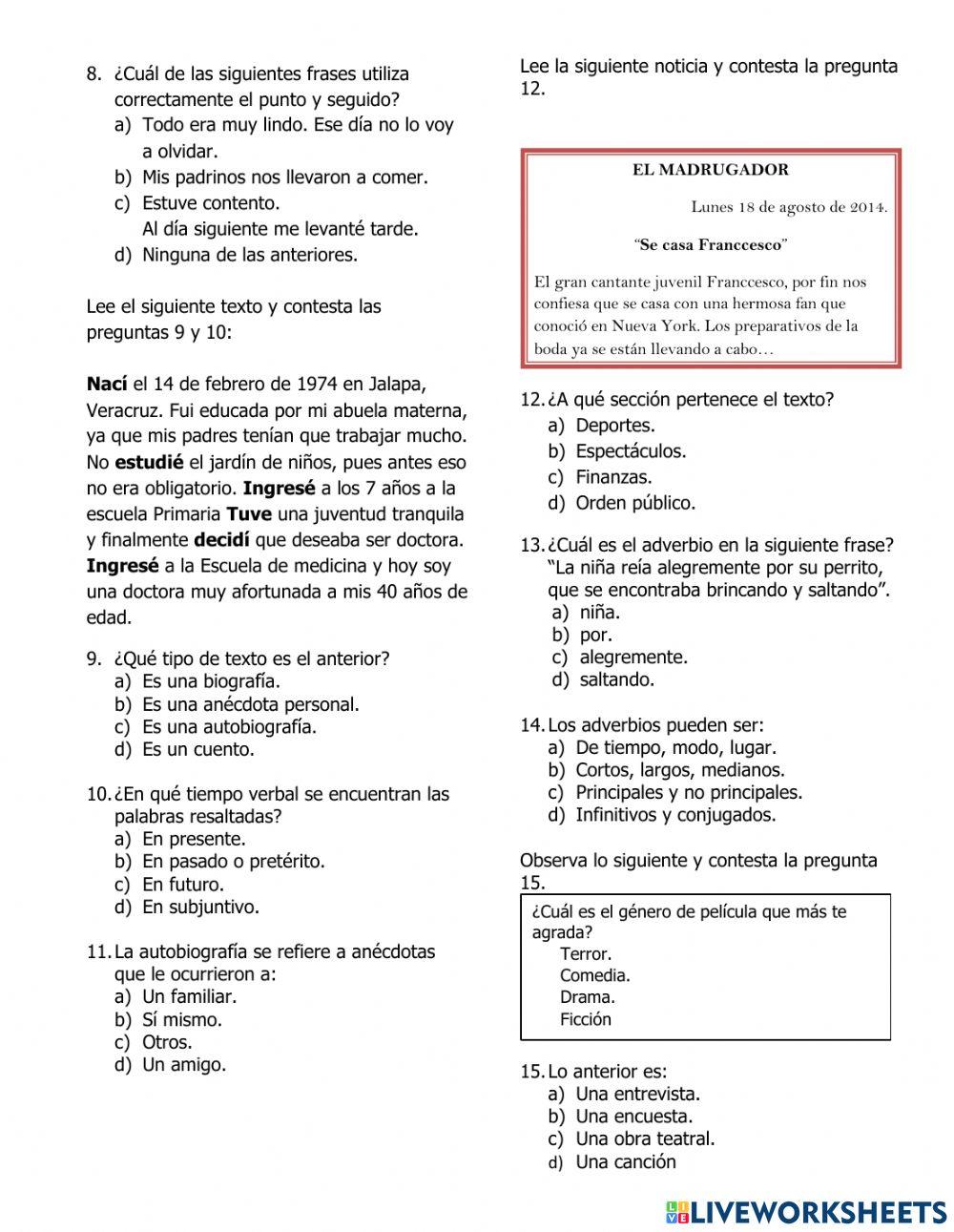 Diagnóstico español