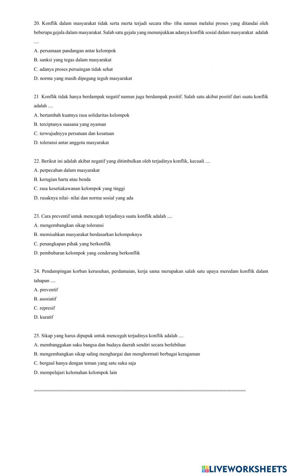 ULANGAN PPKn KELAS 9