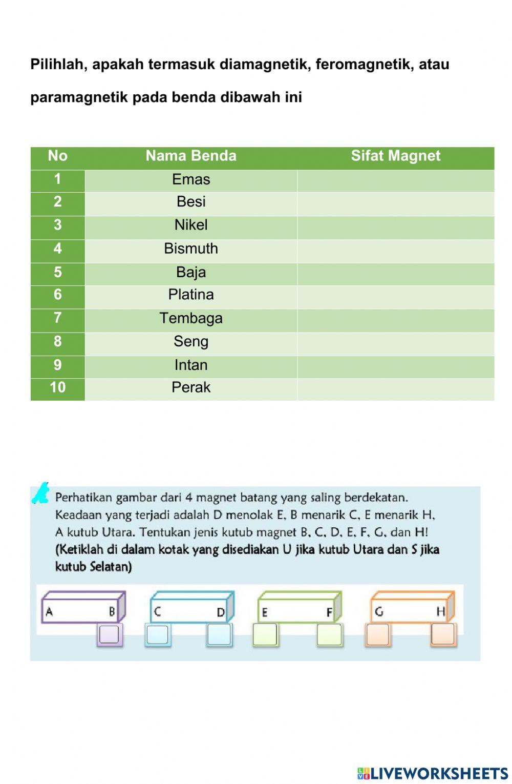 Ulangan ipa kelas 9 magnet