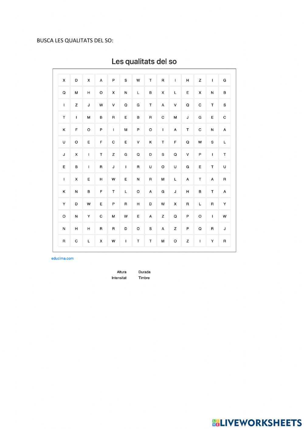 Les qualitats del so