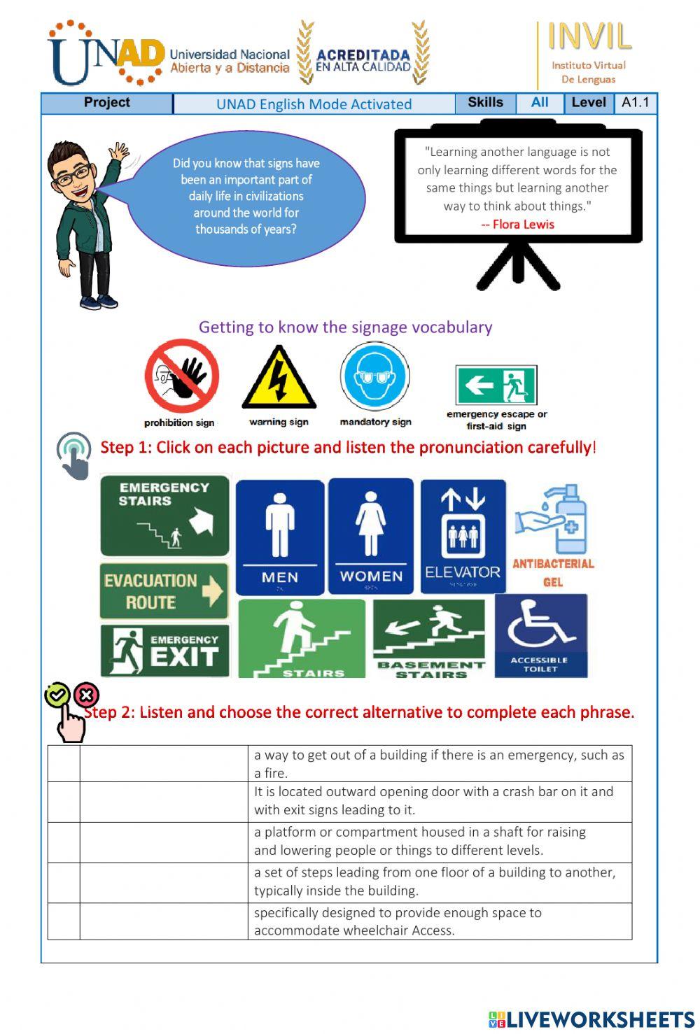 Unad English Mode Activated