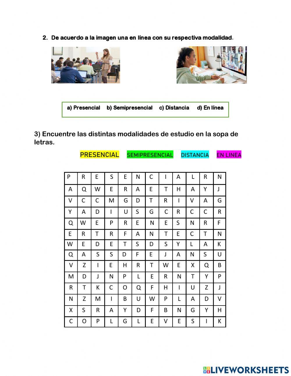 Modalidades de Estudio