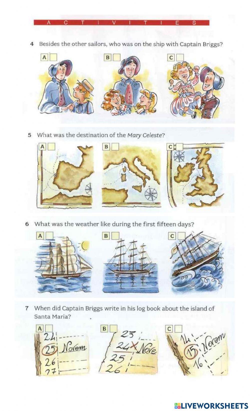 The ghost ship Mary Celeste