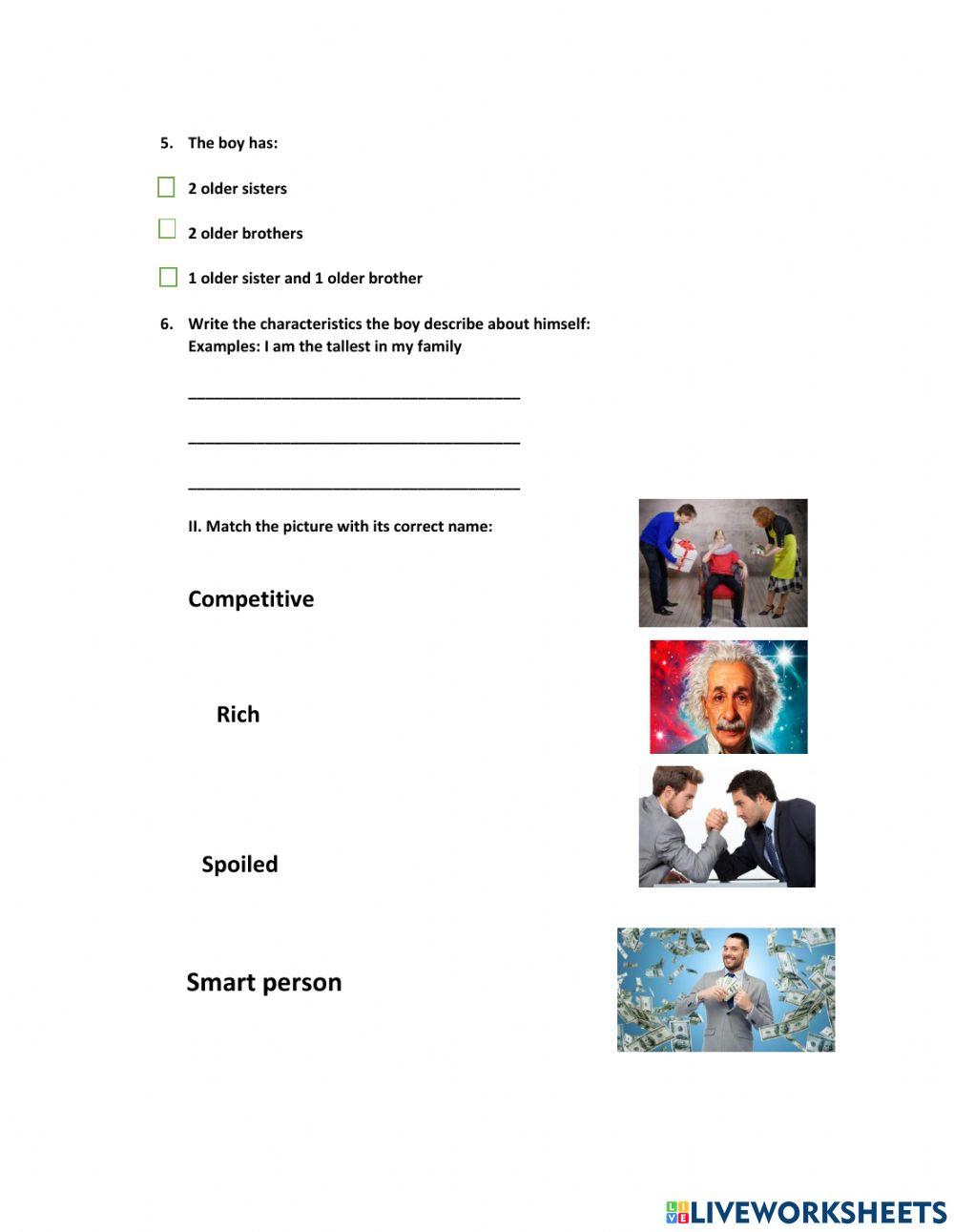 Comparative adjectives