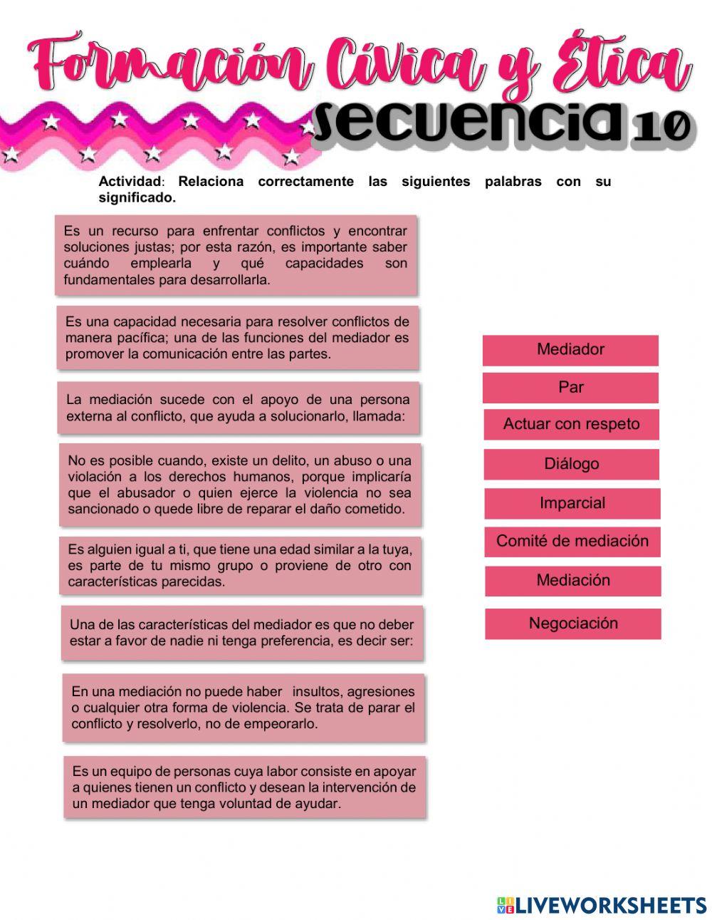 Practicamos la mediación en nuestros conflictos
