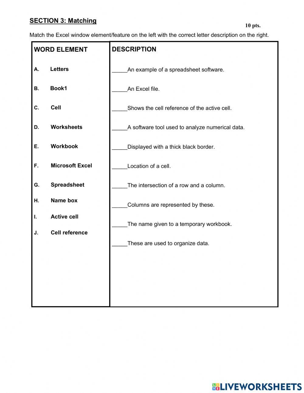 Microsoft Excel - editing and formulas